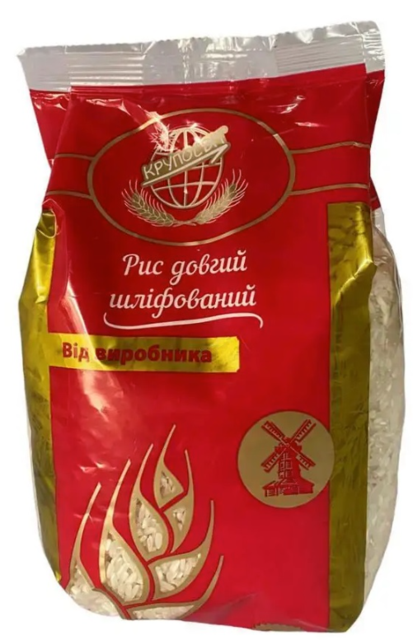 Рис довгий шліфований ТМ Крупосвіт, 1кг